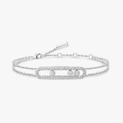 [Noble Aura jewelry] Move Classique pavé bracelet