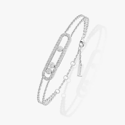 [Noble Aura jewelry] Move Classique pavé bracelet