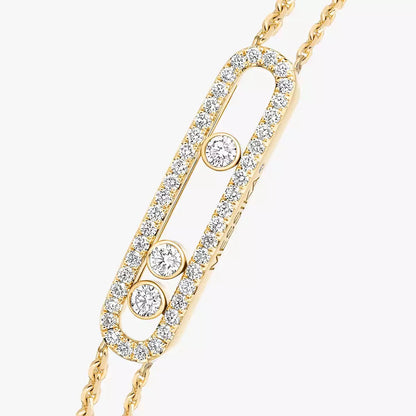 [Noble Aura jewelry] Move Classique pavé bracelet