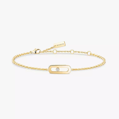 [Noble Aura jewelry]Move Uno Diamond Bracelet
