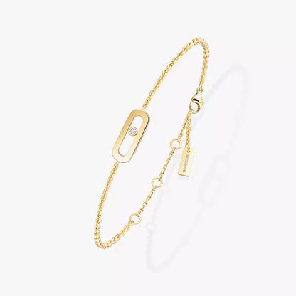 [Noble Aura jewelry]Move Uno Diamond Bracelet