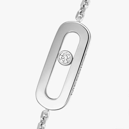 [Noble Aura jewelry]Move Uno Diamond Bracelet