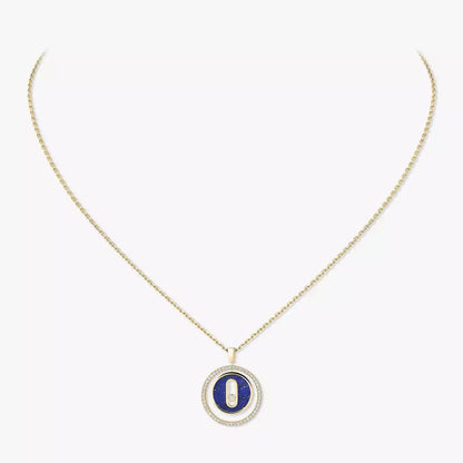 [Noble Aura jewelry]Lucky Move Diamond Necklace in Rose Gold and White Mother-of-Pearl