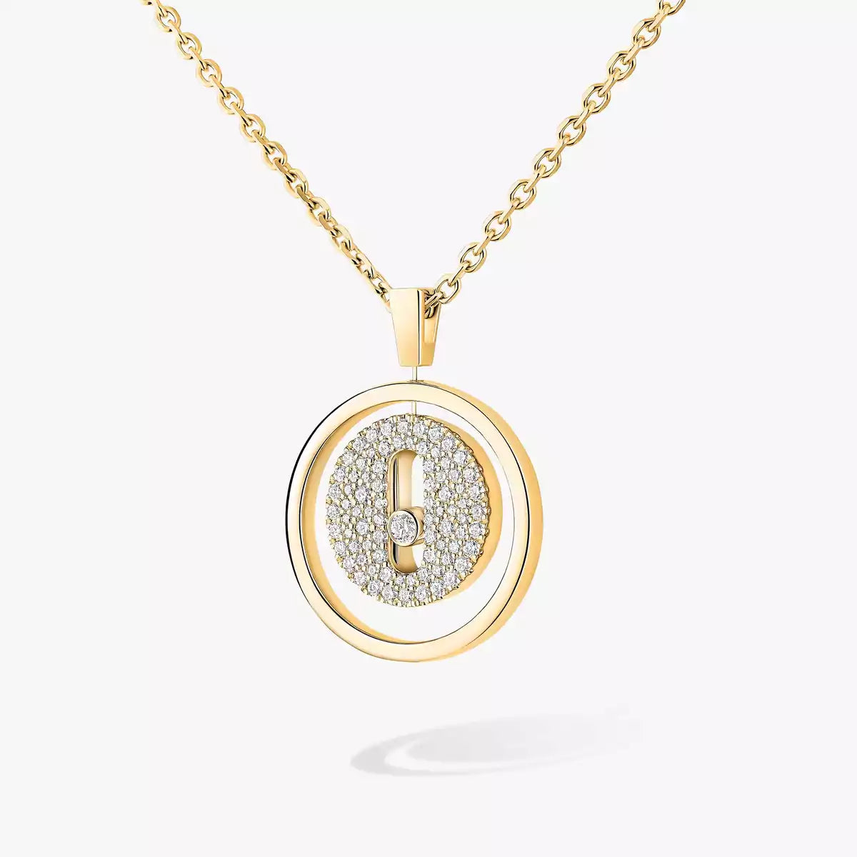 [Noble Aura jewelry] Lucky Move Diamond Necklace