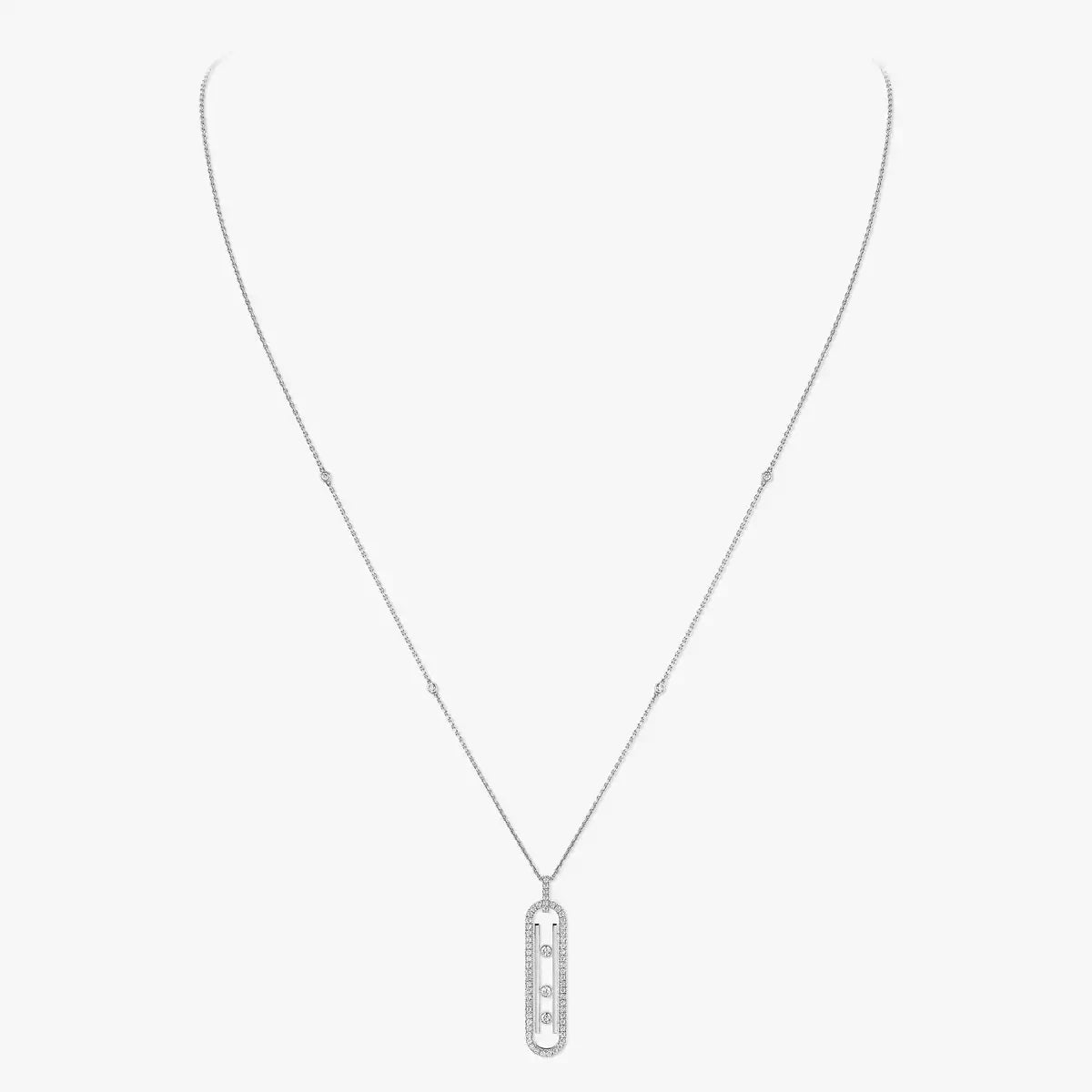 [Noble Aura jewelry]Diamond Necklace Move 10Th