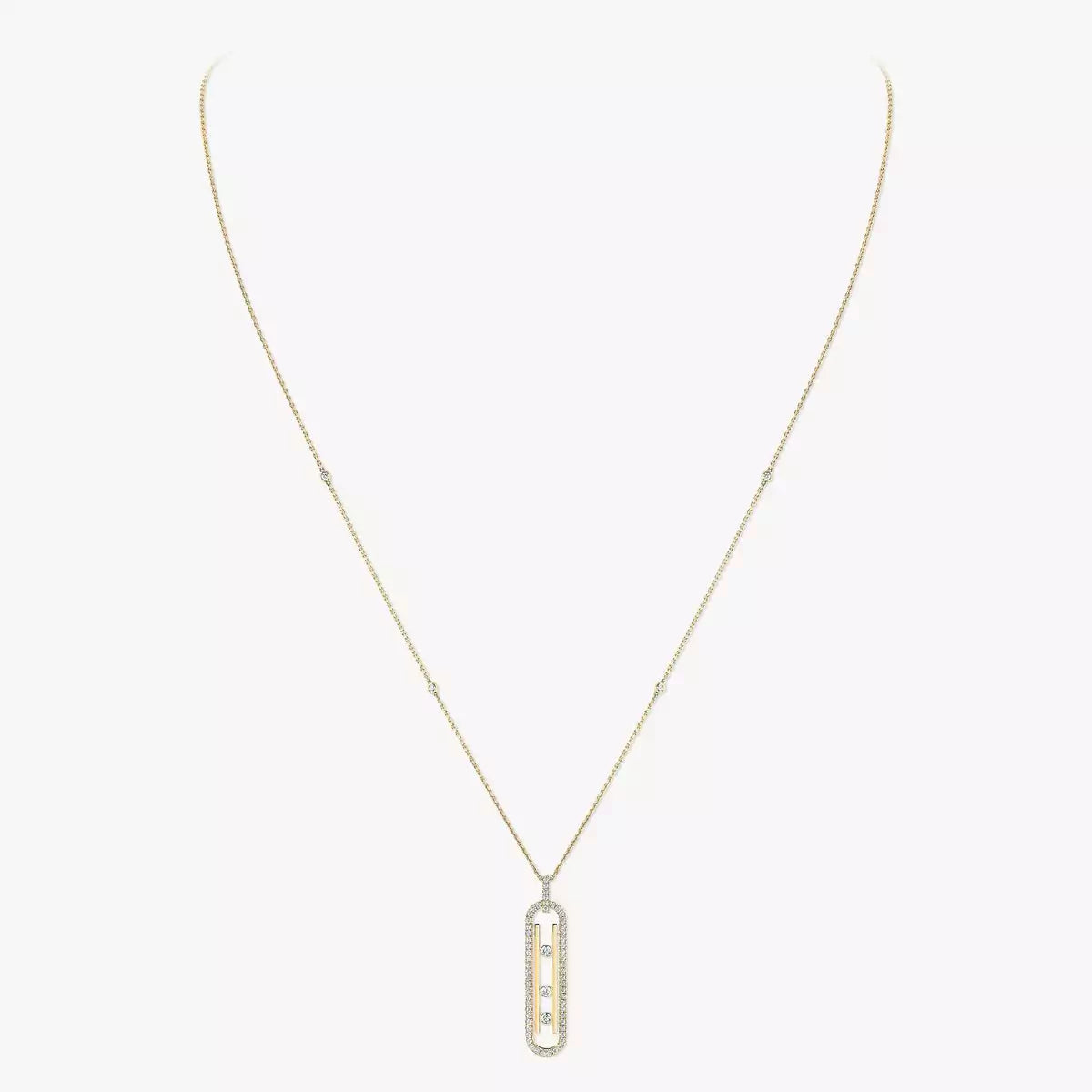 [Noble Aura jewelry]Diamond Necklace Move 10Th
