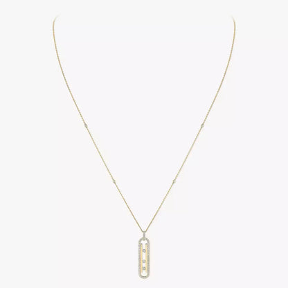 [Noble Aura jewelry]Diamond Necklace Move 10Th