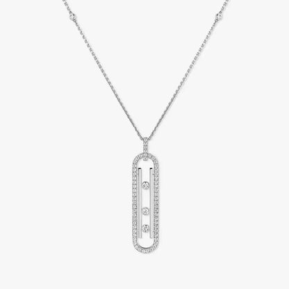 [Noble Aura jewelry]Diamond Necklace Move 10Th
