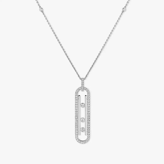 [Noble Aura jewelry]Diamond Necklace Move 10Th