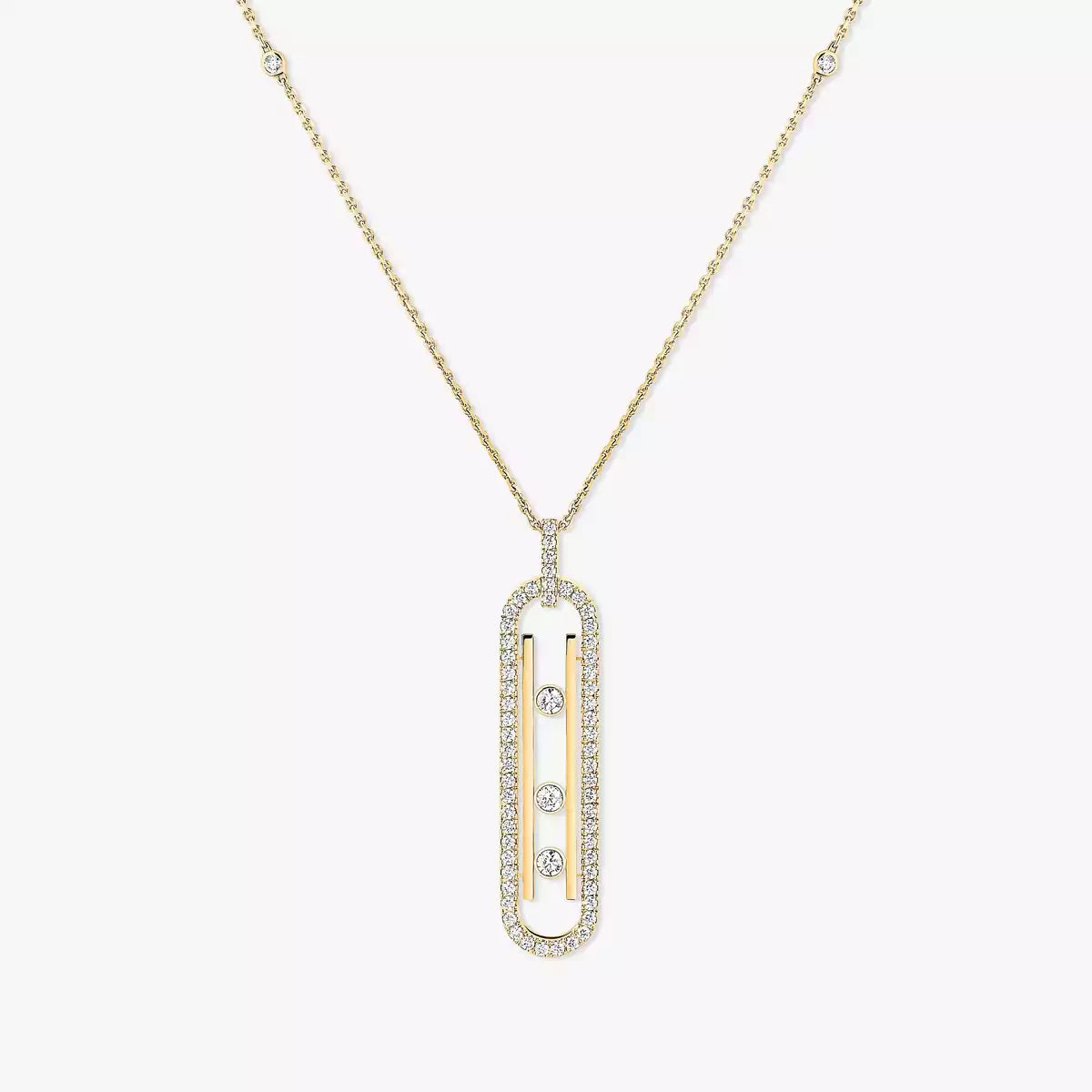 [Noble Aura jewelry]Diamond Necklace Move 10Th