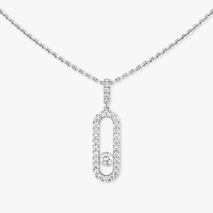 [Noble Aura jewelry]Move Uno Diamond Necklace in Rose Gold