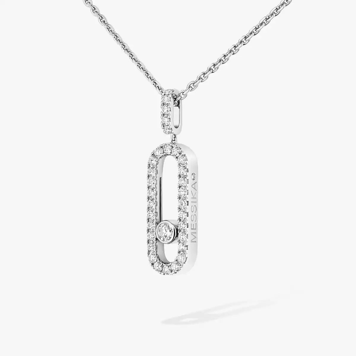 [Noble Aura jewelry]Move Uno Diamond Necklace in Rose Gold