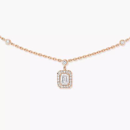 [Noble Aura jewelry]My Twin Diamond Necklace in Silver