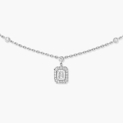 [Noble Aura jewelry]My Twin Diamond Necklace in Silver