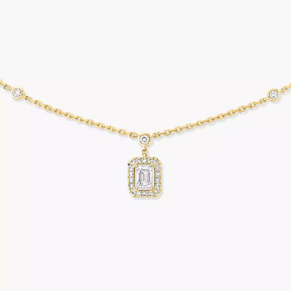 [Noble Aura jewelry]My Twin Diamond Necklace in Silver