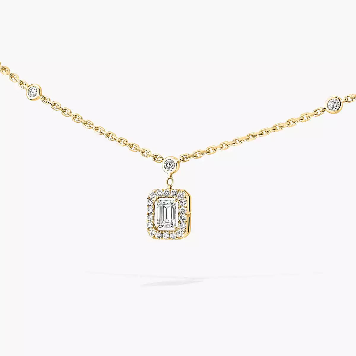 [Noble Aura jewelry]My Twin Diamond Necklace in Silver