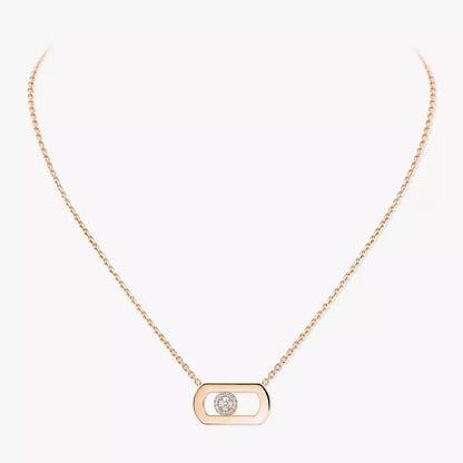 [Noble Aura jewelry]So Move Diamond Necklace in Gold