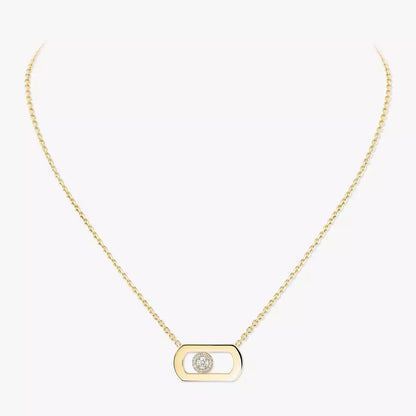 [Noble Aura jewelry]So Move Diamond Necklace in Gold