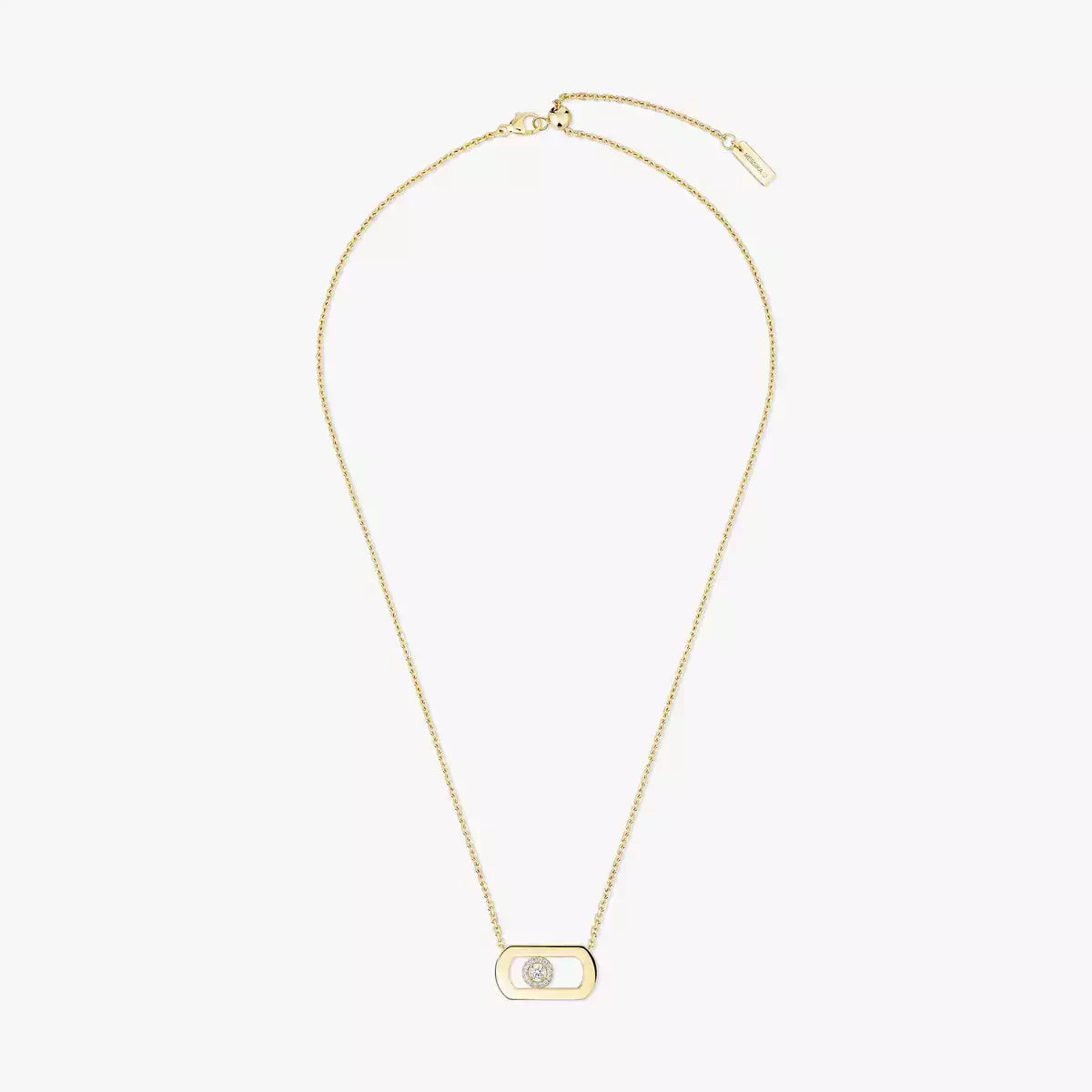 [Noble Aura jewelry]So Move Diamond Necklace in Gold