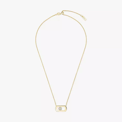 [Noble Aura jewelry]So Move Diamond Necklace in Gold