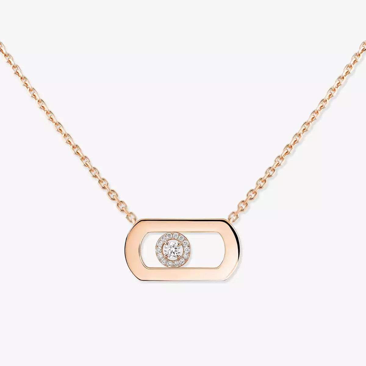 [Noble Aura jewelry]So Move Diamond Necklace in Gold