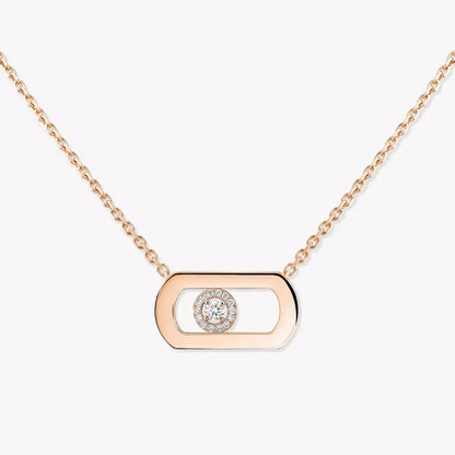 [Noble Aura jewelry]So Move Diamond Necklace in Gold