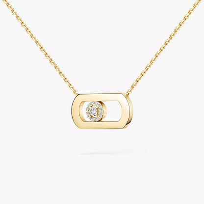 [Noble Aura jewelry]So Move Diamond Necklace in Gold