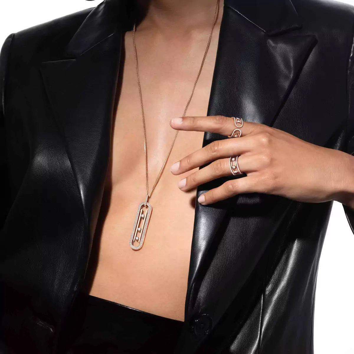 [Noble Aura jewelry]Move 10th Diamond Ring in Gold