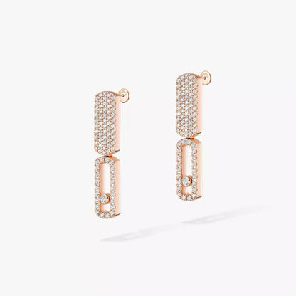 [Noble Aura jewelry]Imperial Move SM Diamond Earrings