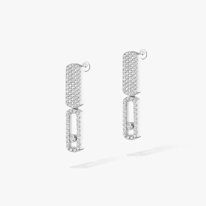 [Noble Aura jewelry]Imperial Move SM Diamond Earrings
