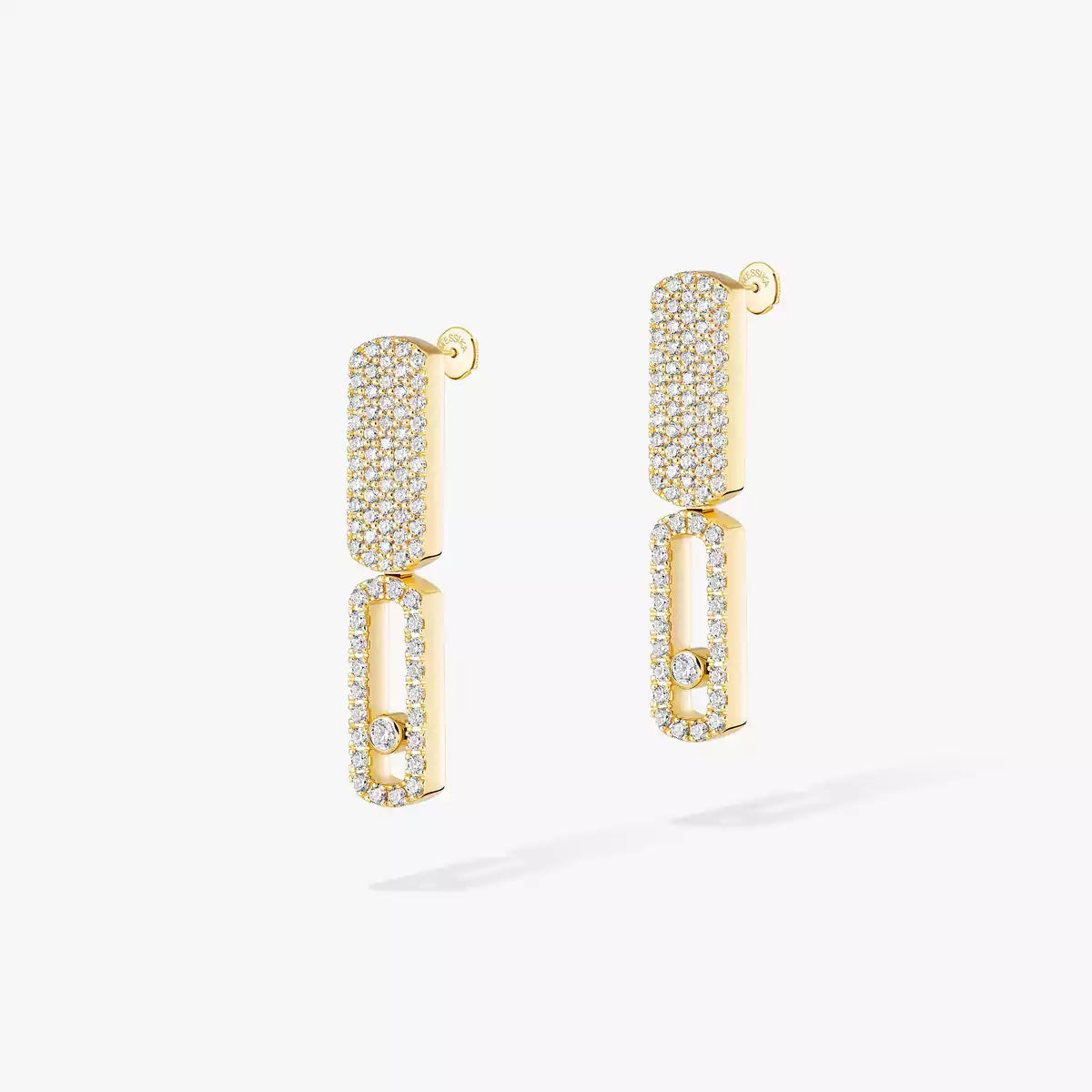 [Noble Aura jewelry]Imperial Move SM Diamond Earrings