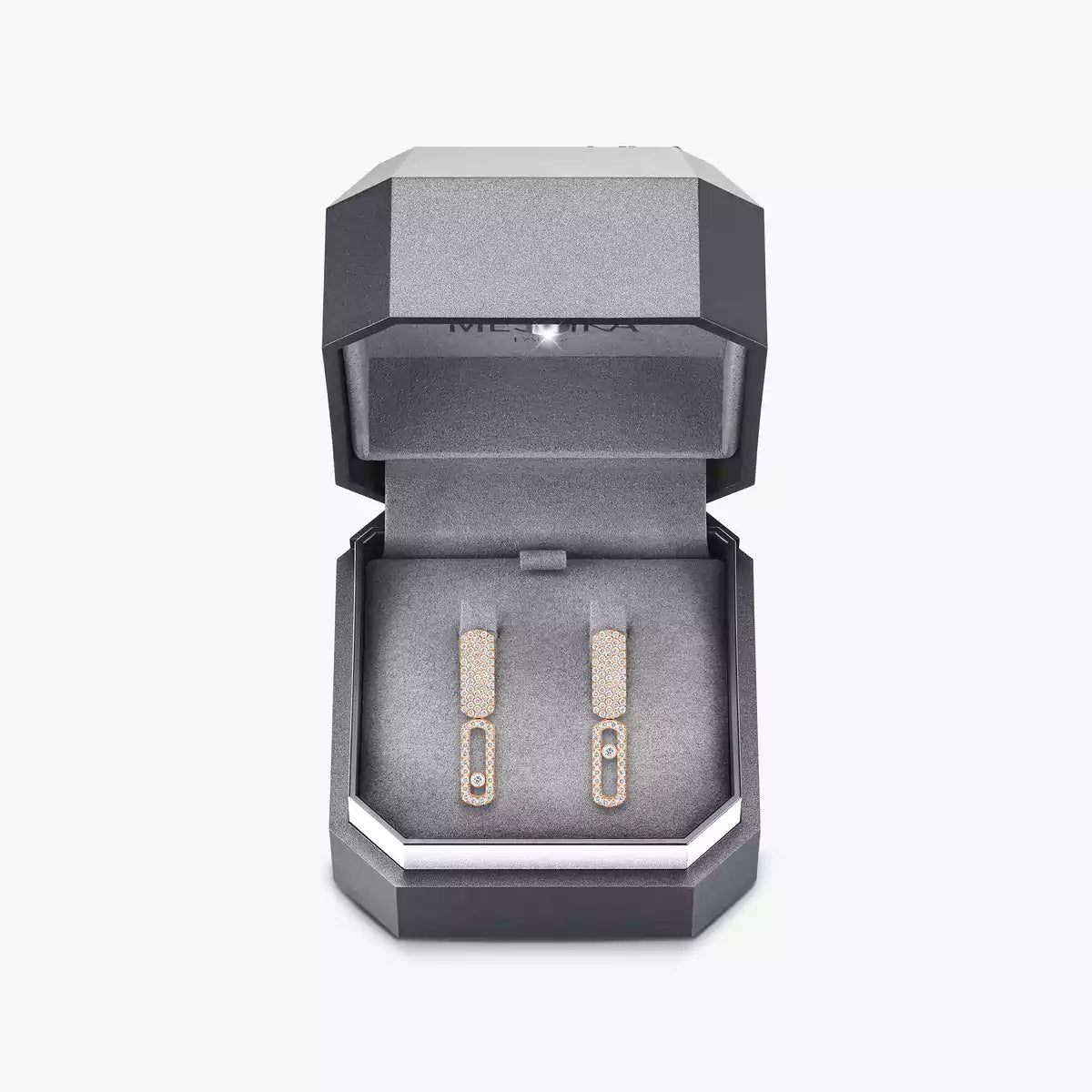 [Noble Aura jewelry]Imperial Move SM Diamond Earrings