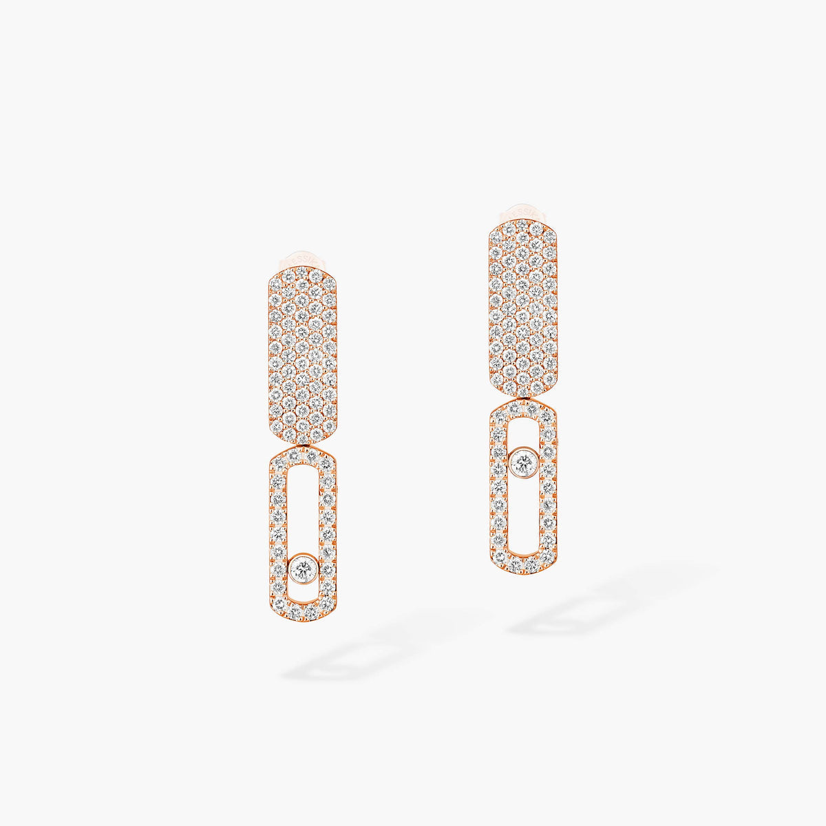 [Noble Aura jewelry]Imperial Move SM Diamond Earrings