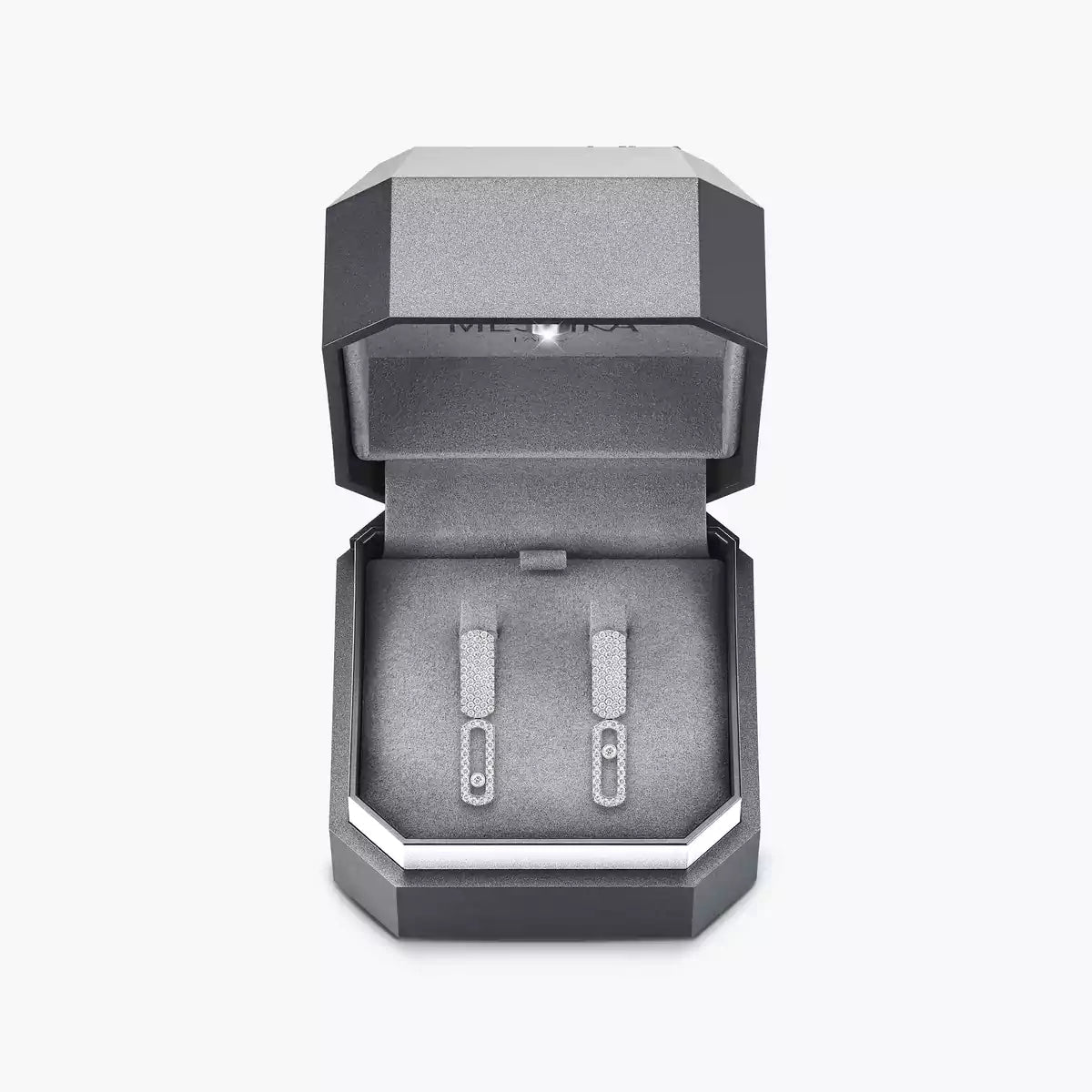 [Noble Aura jewelry]Imperial Move SM Diamond Earrings