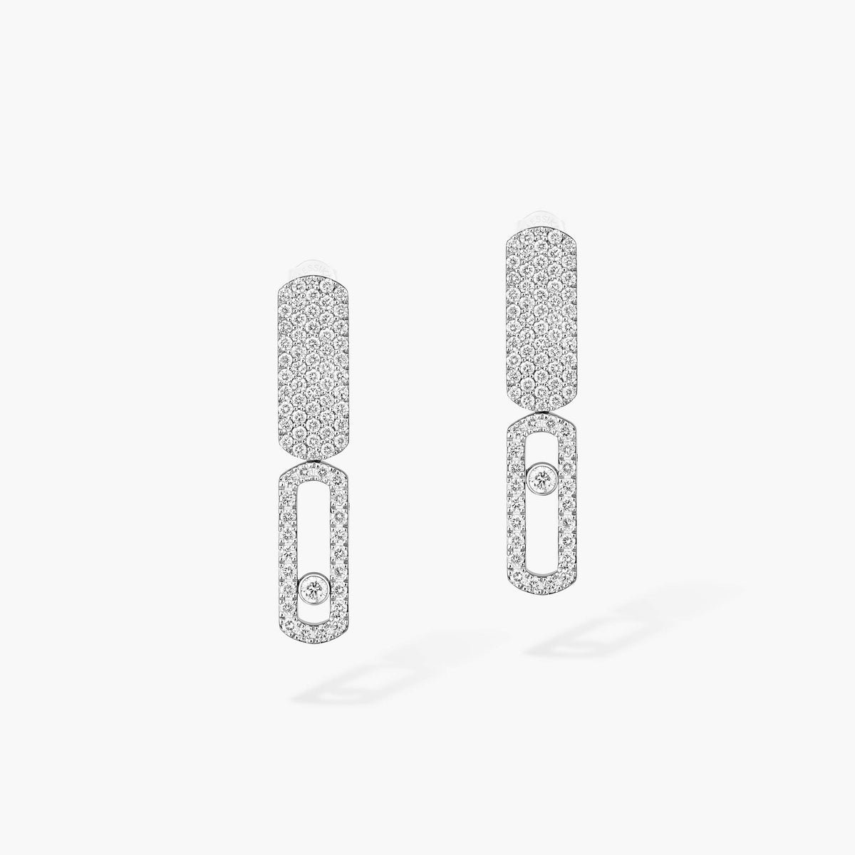 [Noble Aura jewelry]Imperial Move SM Diamond Earrings