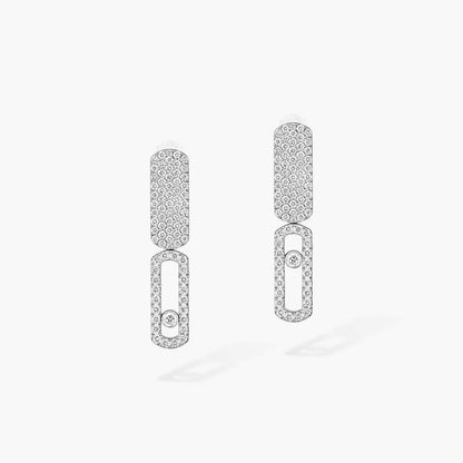 [Noble Aura jewelry]Imperial Move SM Diamond Earrings