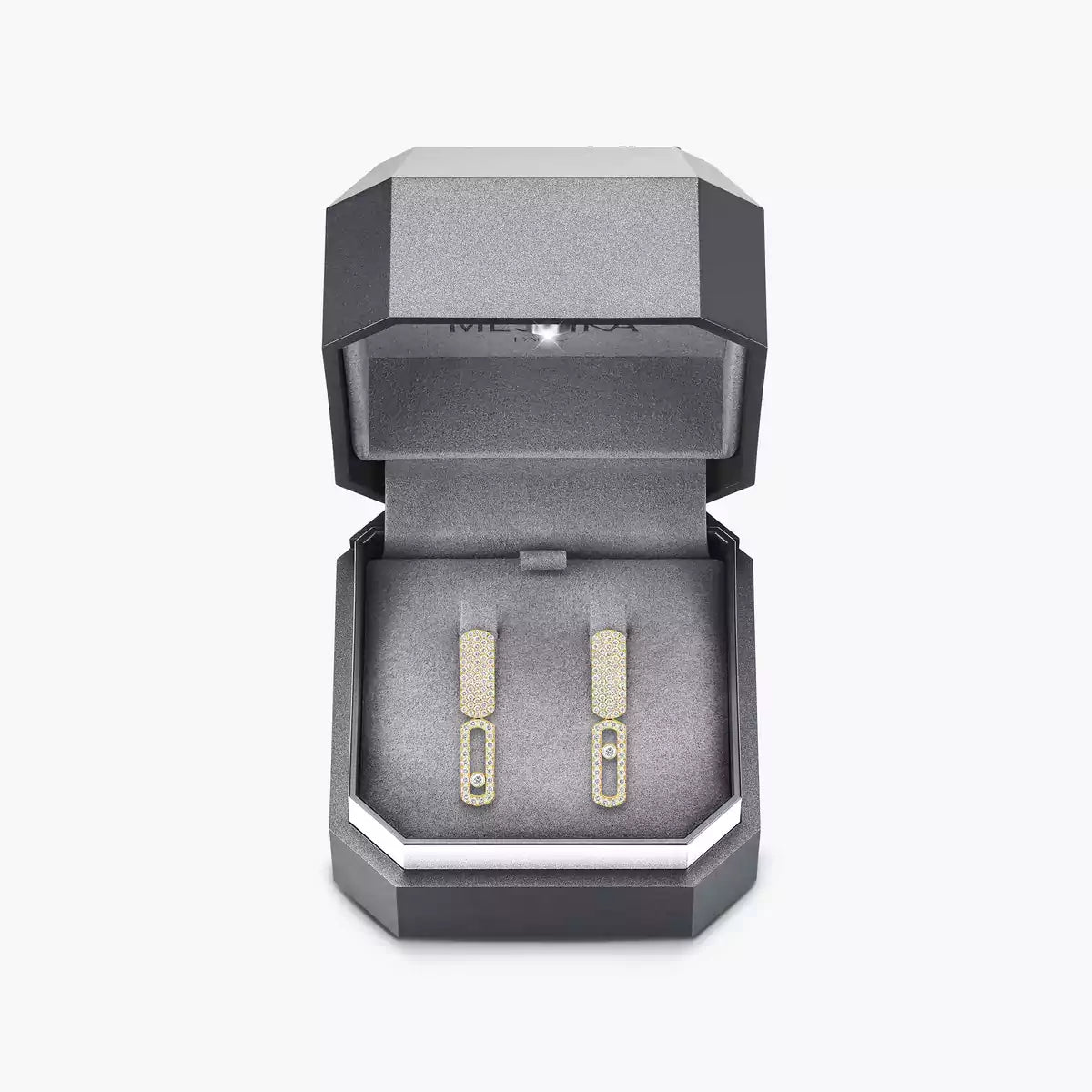 [Noble Aura jewelry]Imperial Move SM Diamond Earrings