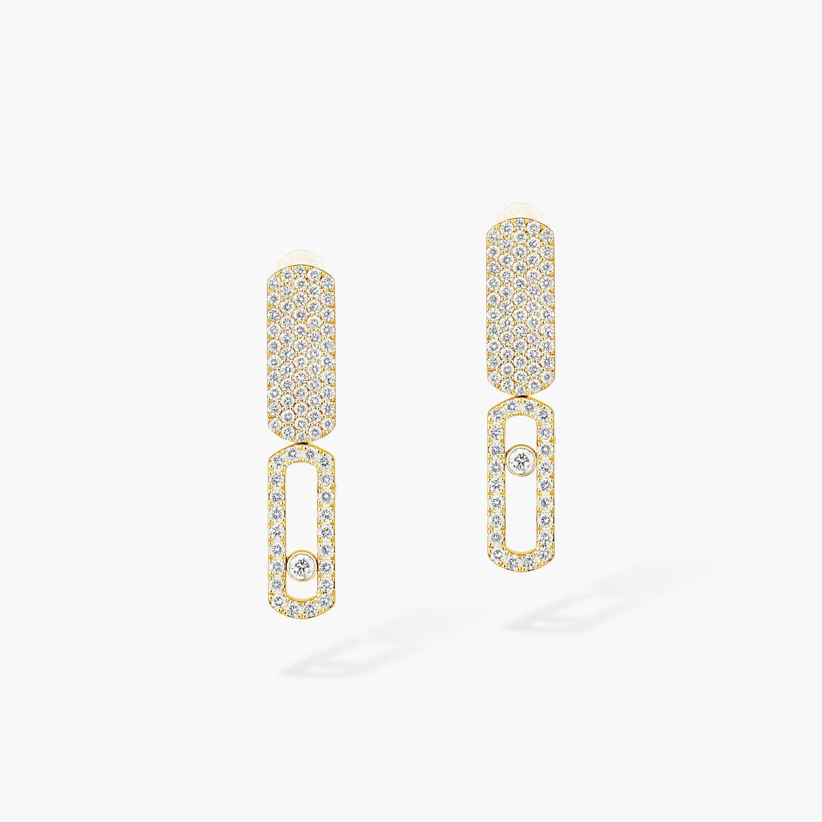 [Noble Aura jewelry]Imperial Move SM Diamond Earrings
