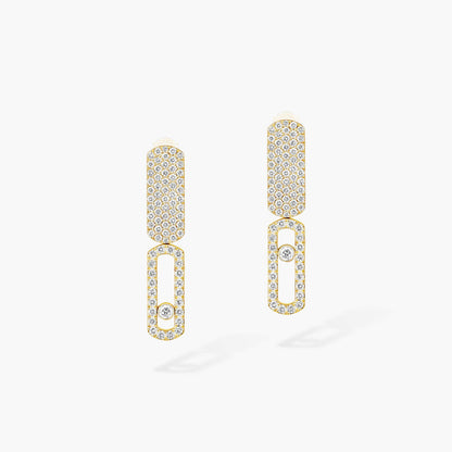 [Noble Aura jewelry]Imperial Move SM Diamond Earrings