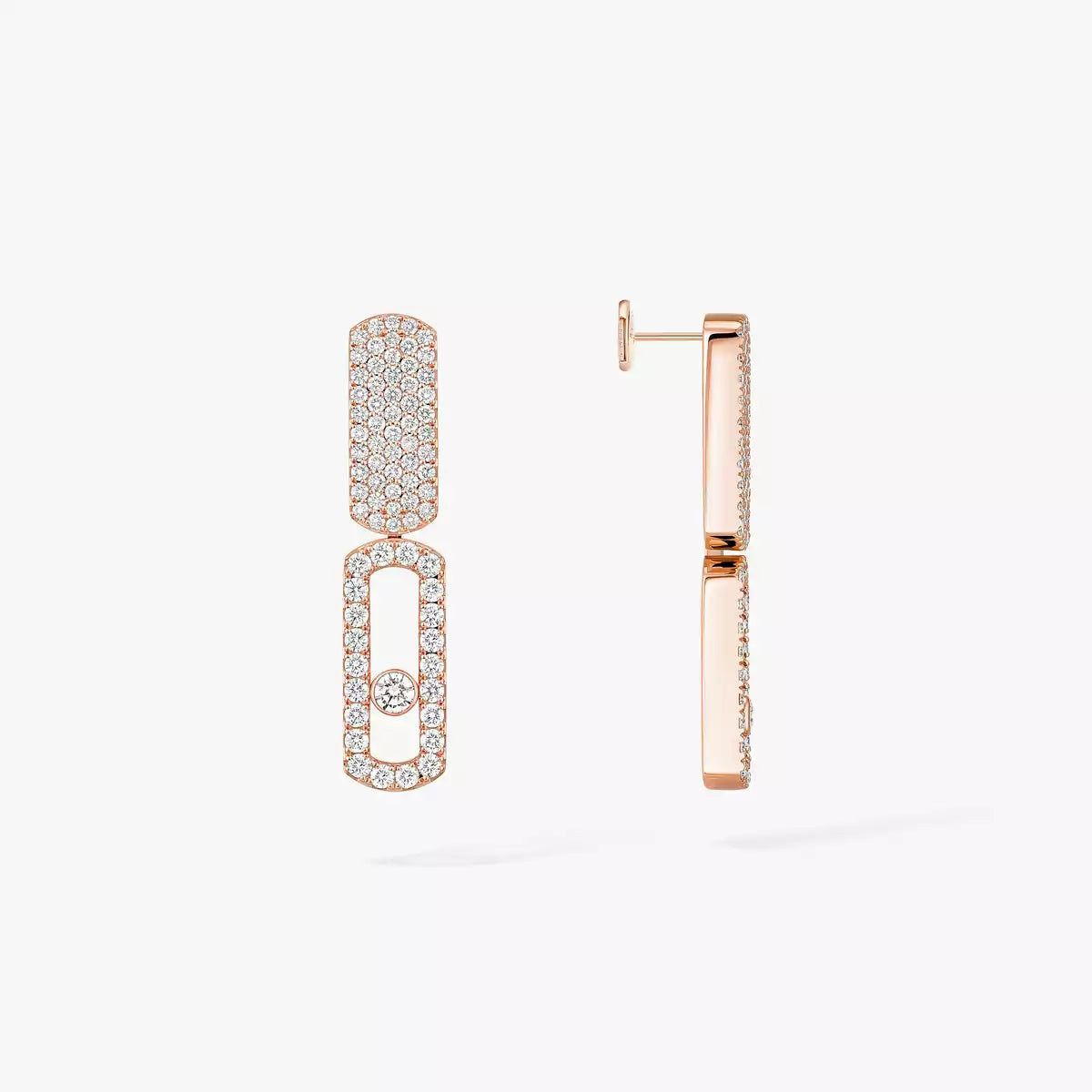 [Noble Aura jewelry]Imperial Move SM Diamond Earrings