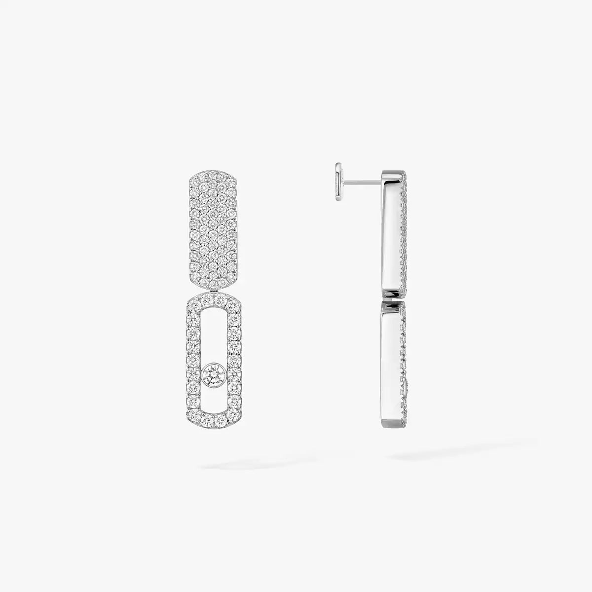 [Noble Aura jewelry]Imperial Move SM Diamond Earrings