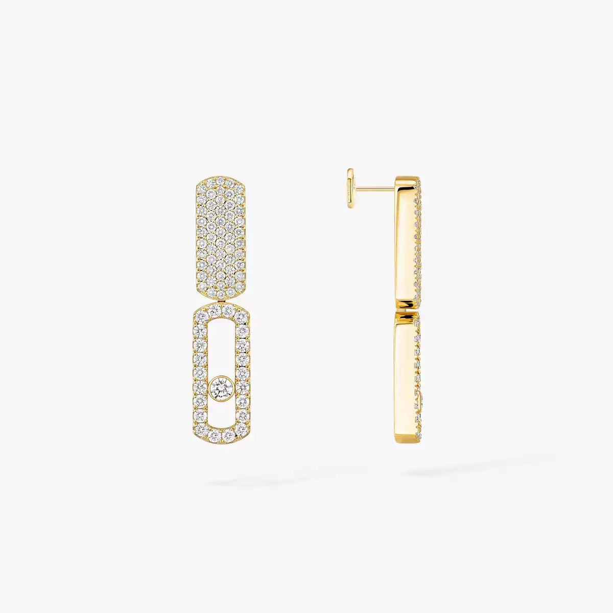 [Noble Aura jewelry]Imperial Move SM Diamond Earrings