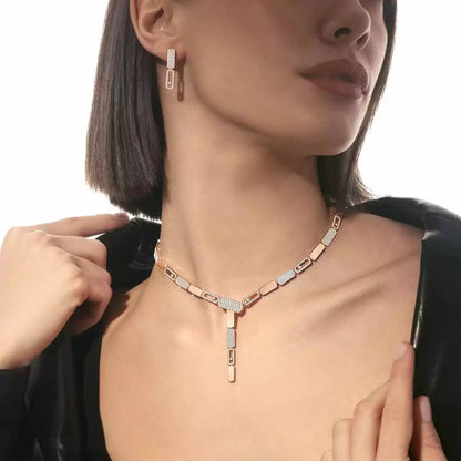 [Noble Aura jewelry]Imperial Move SM Diamond Earrings