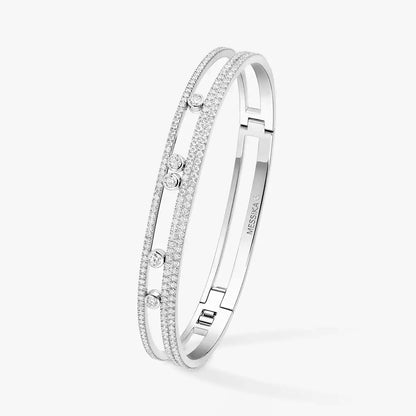 [Noble Aura jewelry]Move Romane pavé bangle