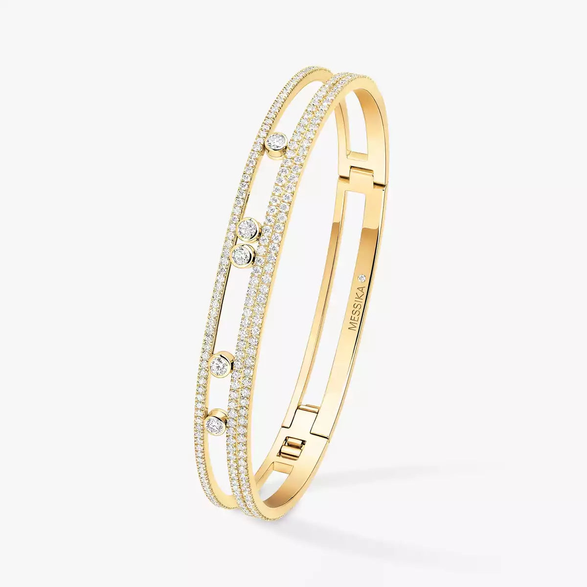 [Noble Aura jewelry]Move Romane pavé bangle