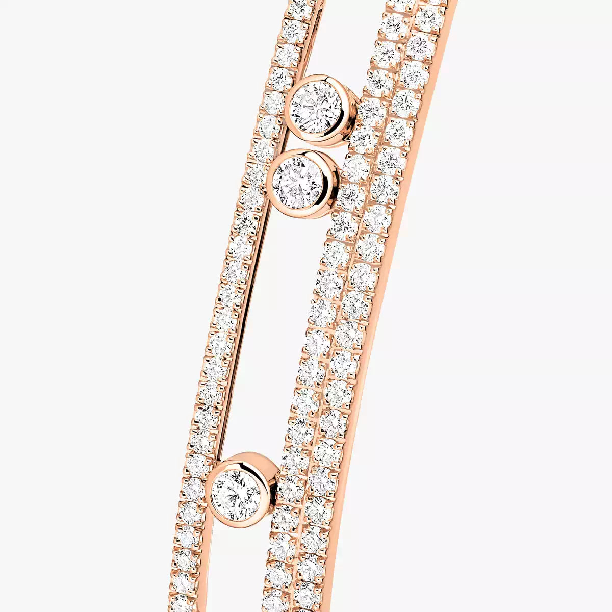 [Noble Aura jewelry]Move Romane pavé bangle