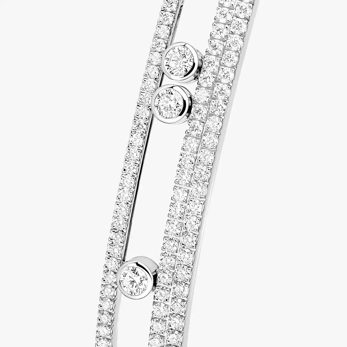 [Noble Aura jewelry]Move Romane pavé bangle