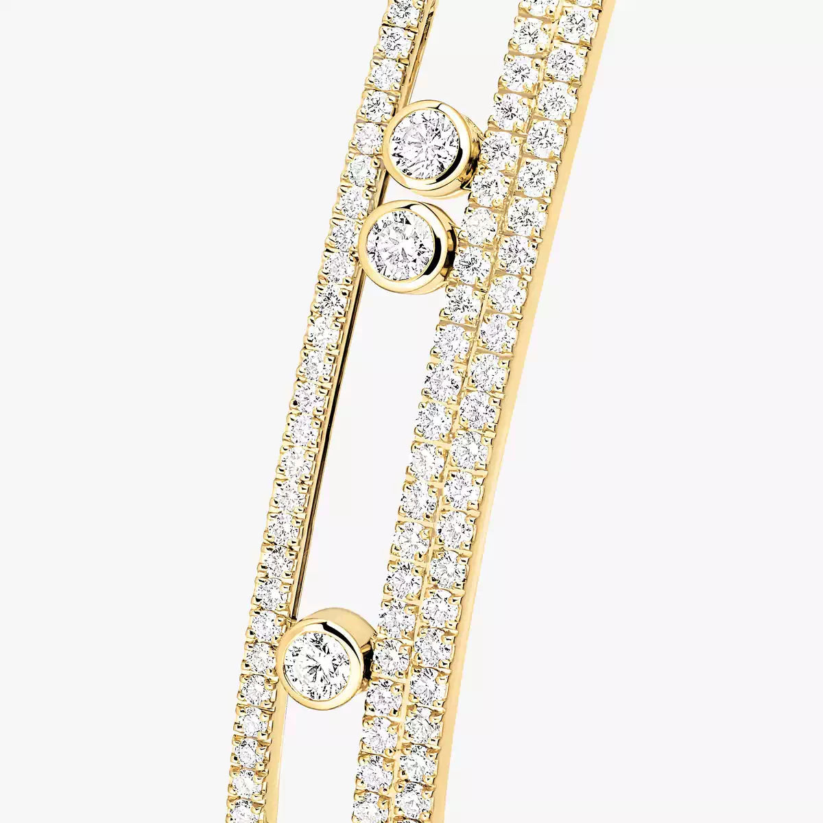 [Noble Aura jewelry]Move Romane pavé bangle