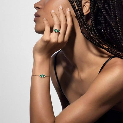 [Noble Aura jewelry]Lucky Eye Diamond Bracelet