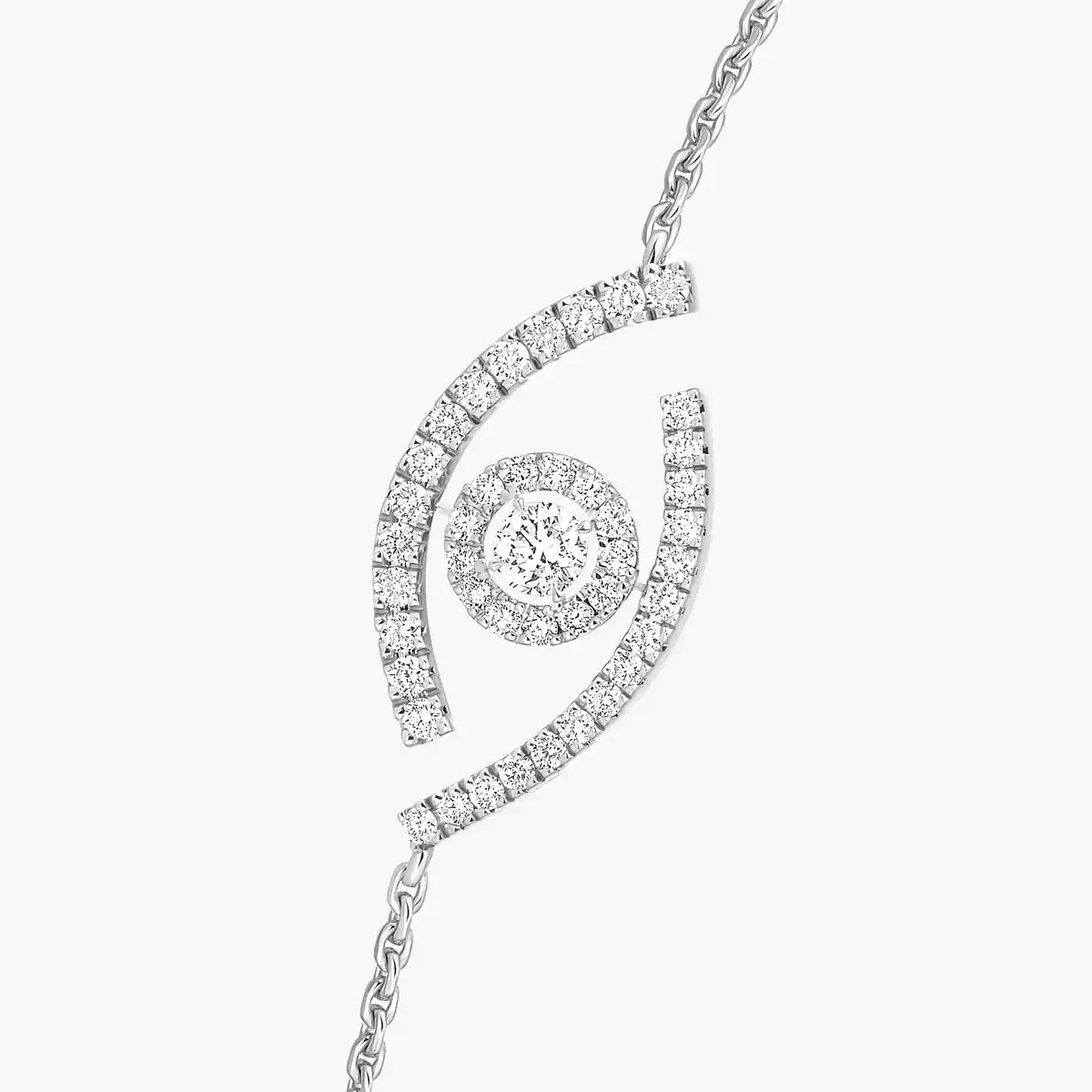 [Noble Aura jewelry]Lucky Eye Pave-Set Diamond Bracelet